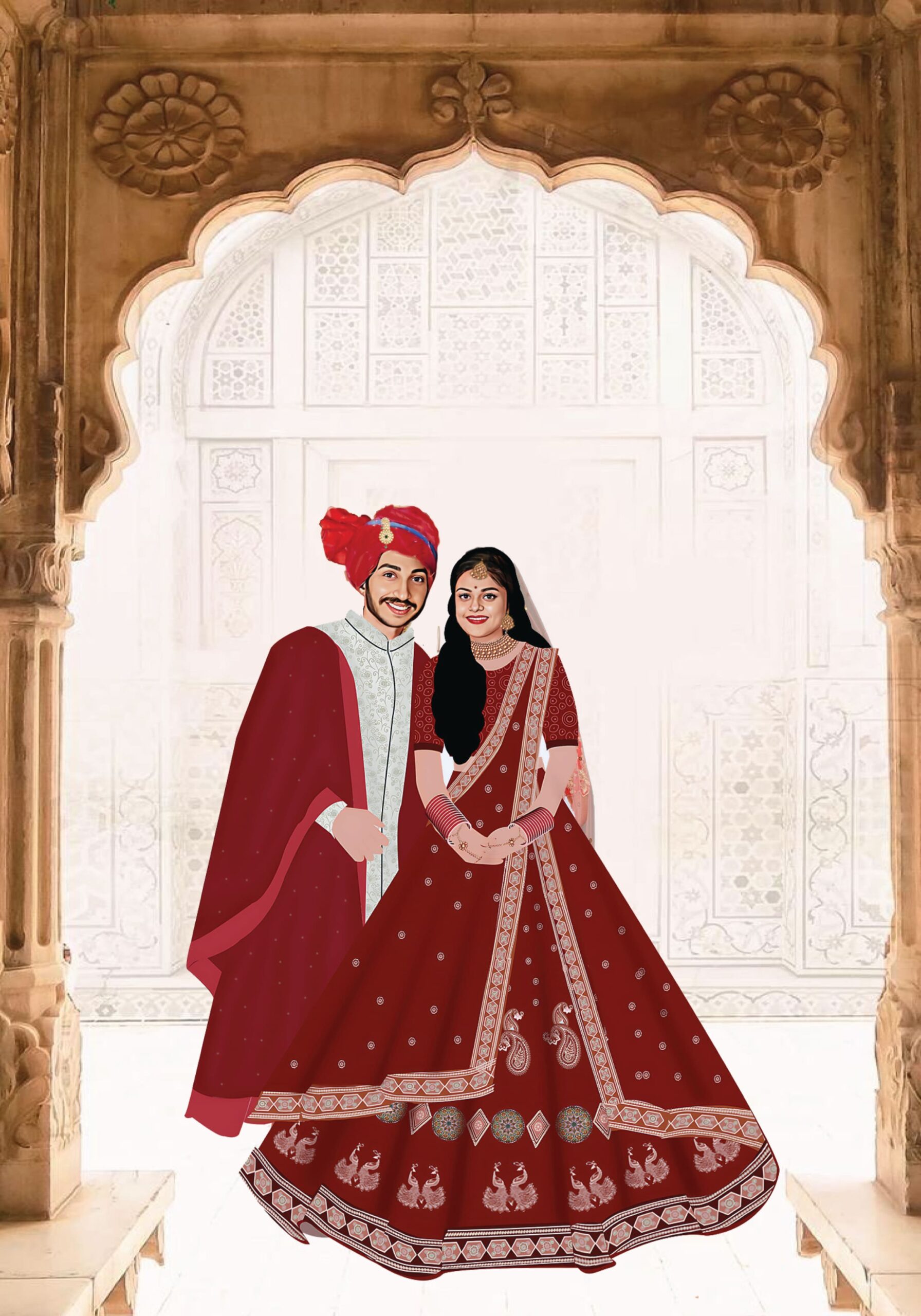 indian wedding card design